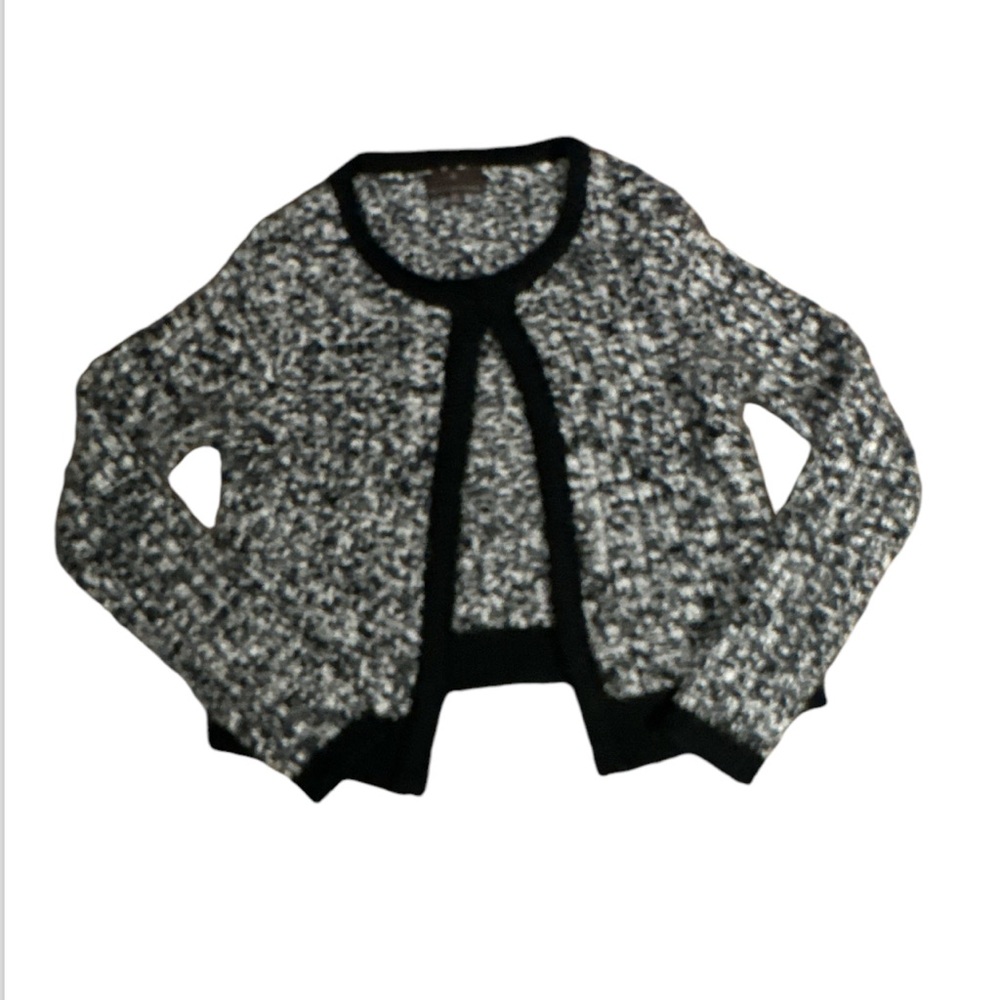 Fenn Wright Manson Black & White Wool Blend Knit Sweater.  Medium. 36” Bust